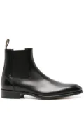 Doucal's almond toe leather ankle boots - Black