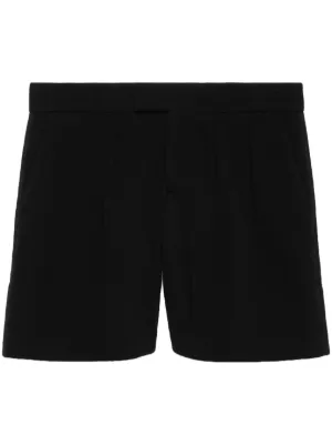 パンツ GUCCI Women Shorts  Burmudas 814064Z7AE7 1000 Black Bermuda Shorts | GU US