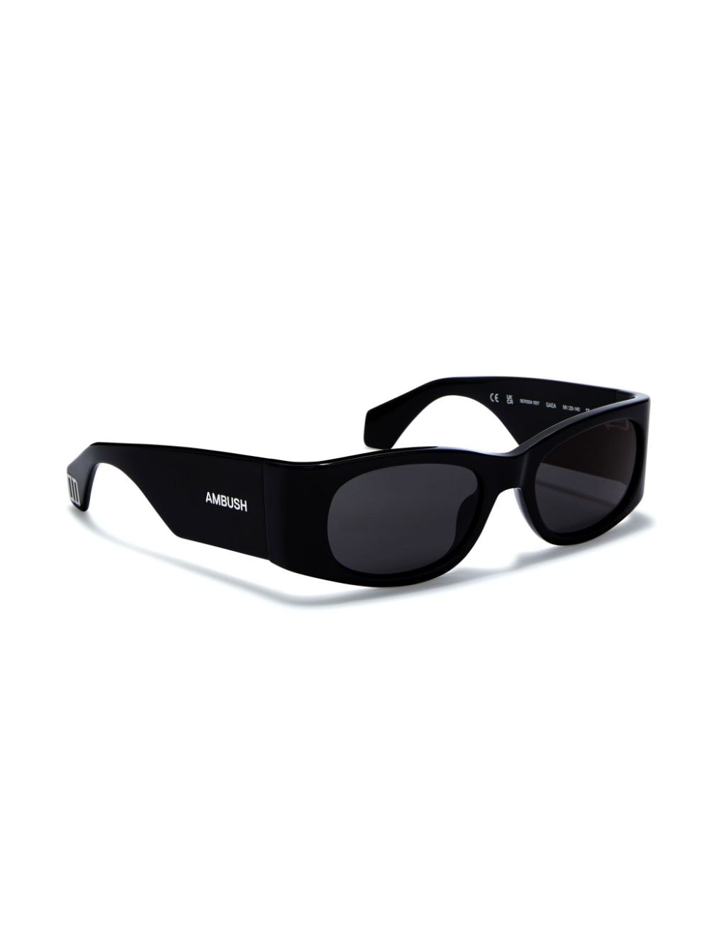 Shop Ambush Gaea Rectangle-frame Sunglasses In Black