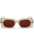 Ambush Eyewear A-Chain square-frame sunglasses - Neutrals