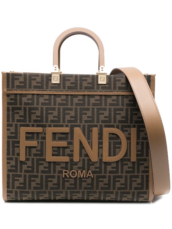 Fendi logo handbag sale