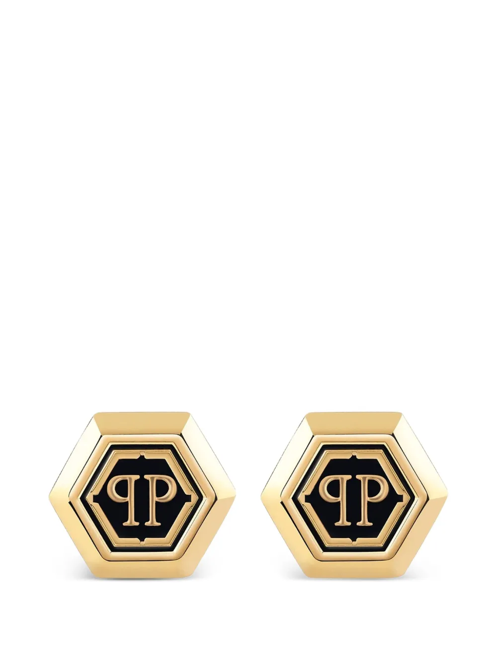 Philipp Plein mancuernillas PP Hexagon | dorado | Image 1