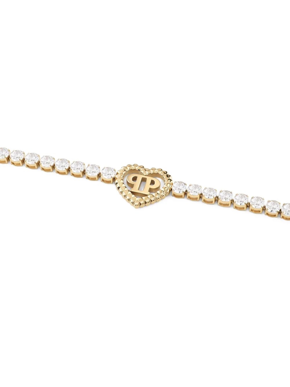 Philipp Plein ROCKED HEART bracelet - Goud