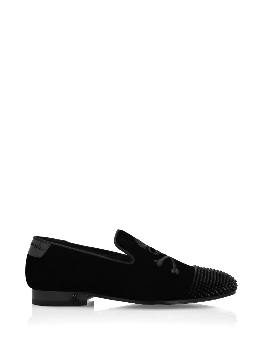 Philipp Plein skull-motif loafers - Nero