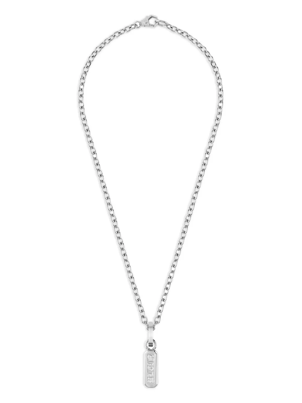 Philipp Plein collar Gothic Tag | plateado | Image 1