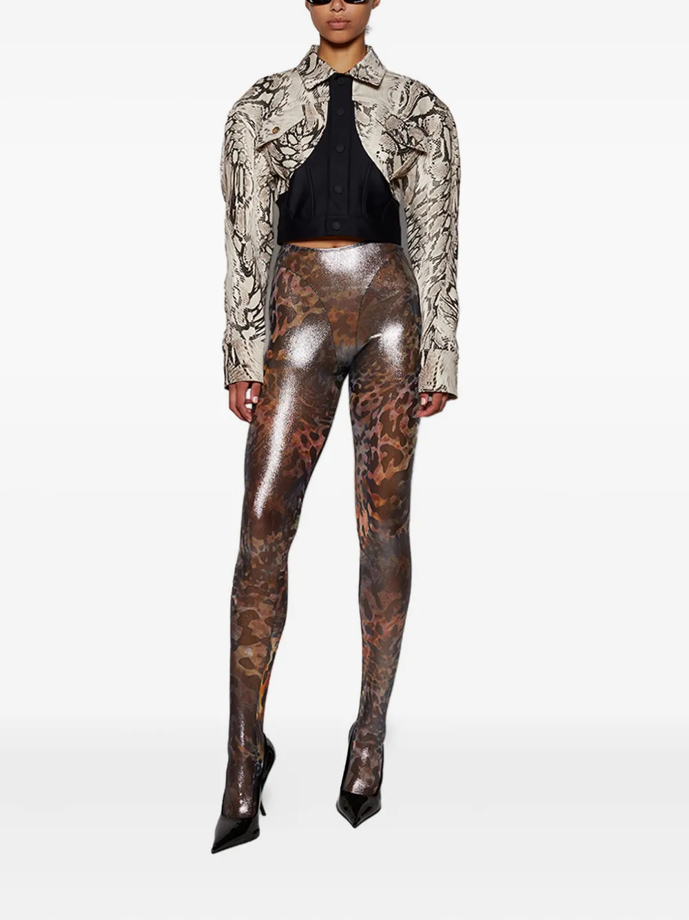 Mugler printed leggings | Leggings | Image 2
