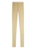 Marine Serre Moonogram-pattern mesh tights - Neutrals