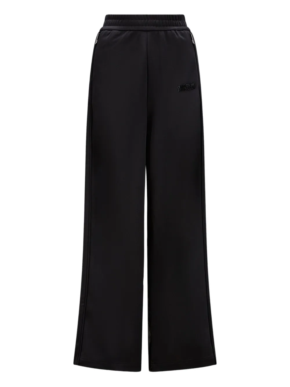 Moncler x Adidas side-stripe sweatpants Zwart