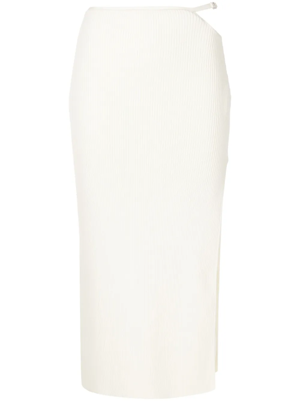 MACH & MACH Saia com detalhe de fenda | Branco | Image 1