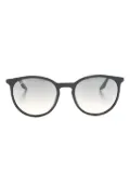 Ray-Ban round-frame thin-arms sunglasses - Black