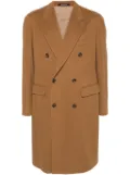 Tagliatore double-breasted coat - Brown