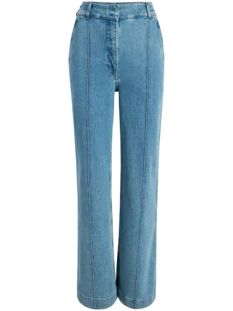Another Tomorrow jeans rectos con tiro alto