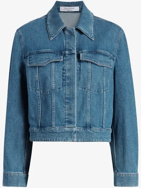 Another Tomorrow seam-detail cropped jacket