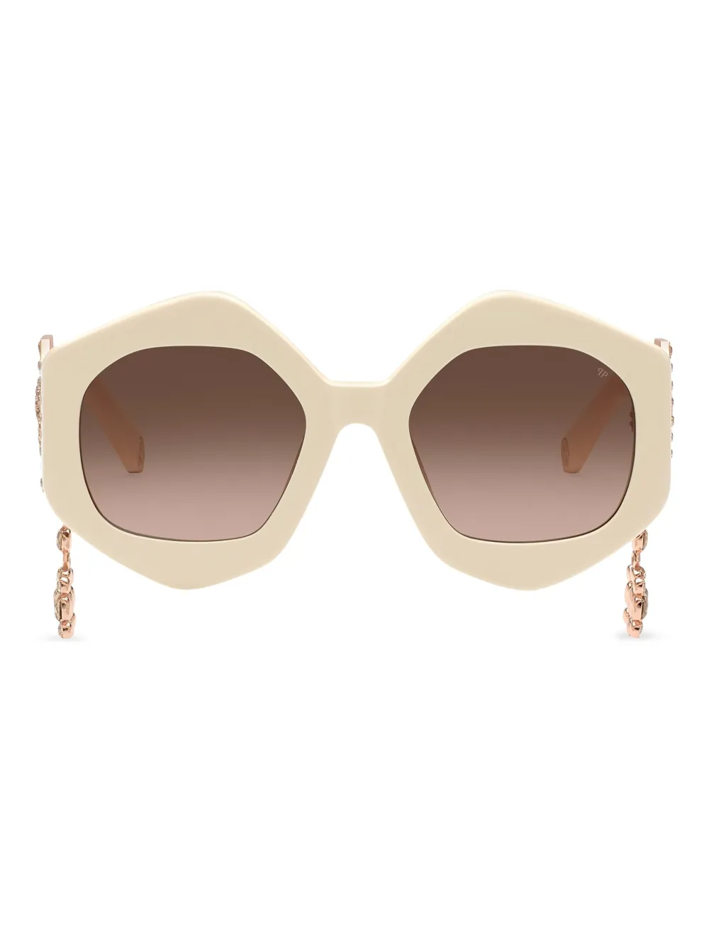 Philipp Plein Eyewear round-frame sunglasses – Neutrals