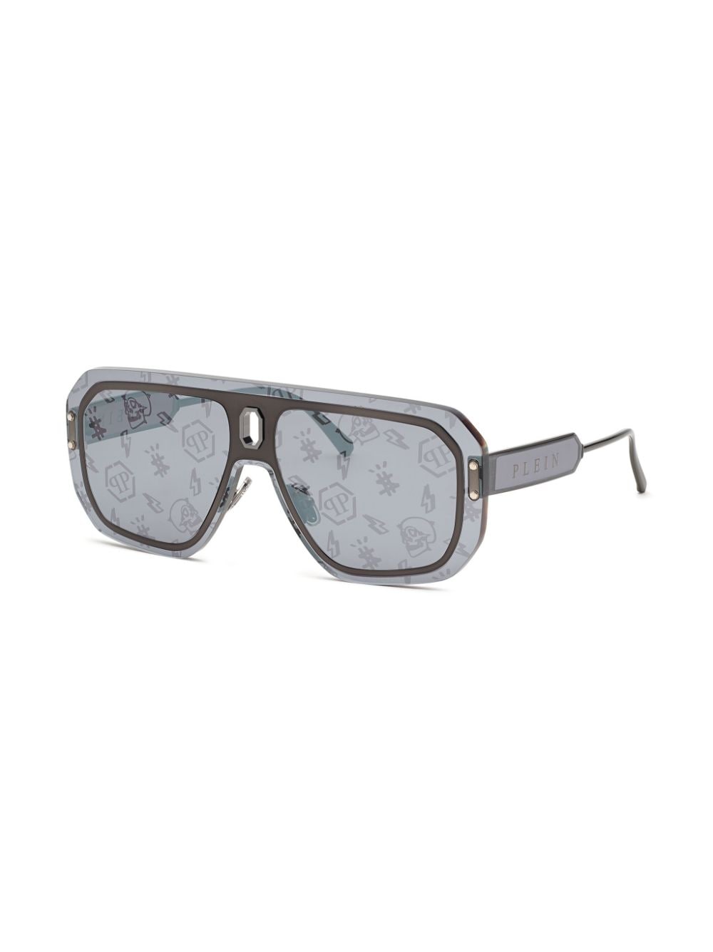 Image 2 of Philipp Plein Adventure oversize-frame sunglasses