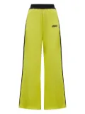 Moncler x Adidas side-stripe trousers - Yellow