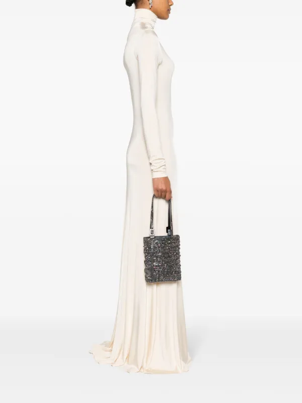 Benedetta Bruzziches Lollo La Grande Shoulder Bag | Grey