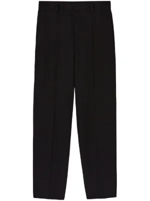 Jil Sander テーパード テーラードパンツ | ブラック | FARFETCH JP