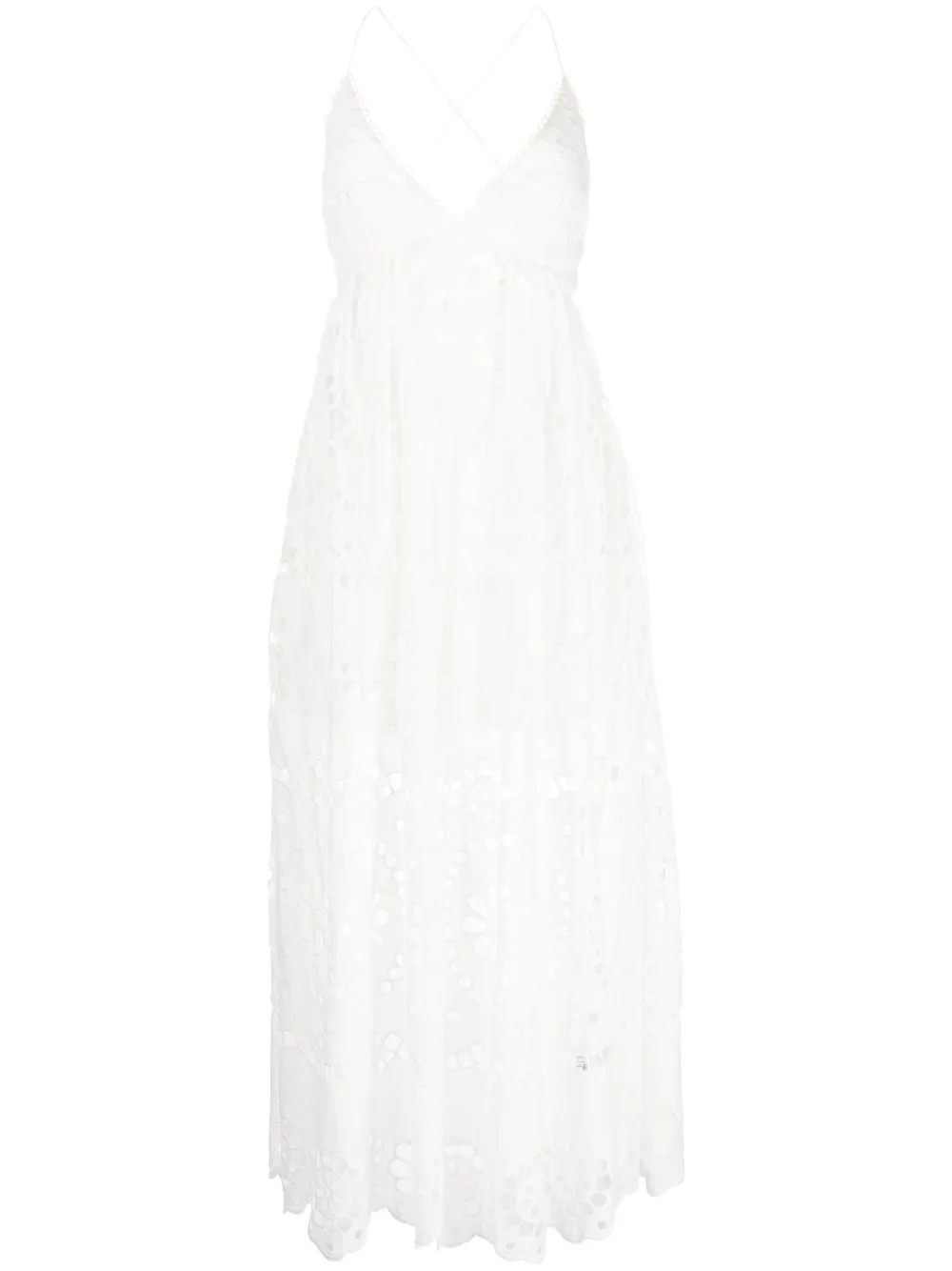 Zimmermann Lexi Maxi Dress In White