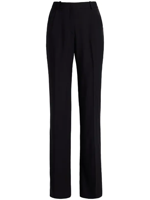 Pantalon en laine merino à coupe évasée - Another Tomorrow - Modalova