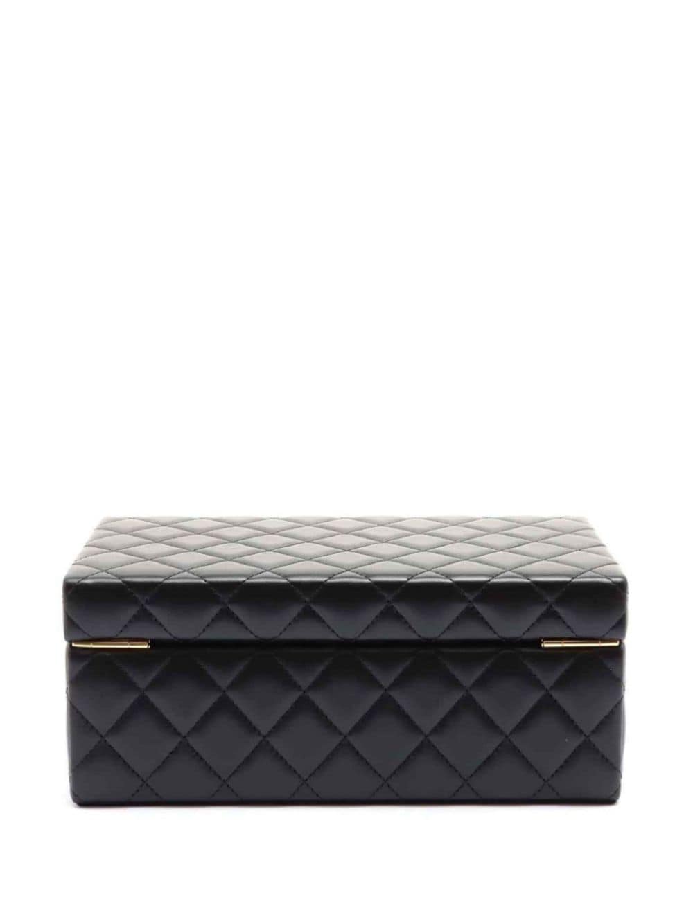 Image 2 of CHANEL Pre-Owned diamond-quilted leather jewellery box