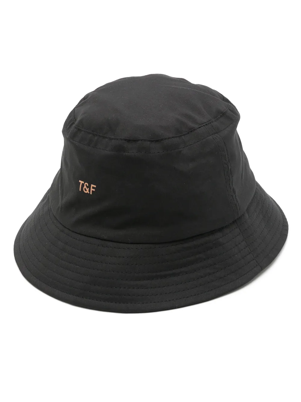 Track & Field Chapéu bucket com estampa de logo | Preto | Image 1