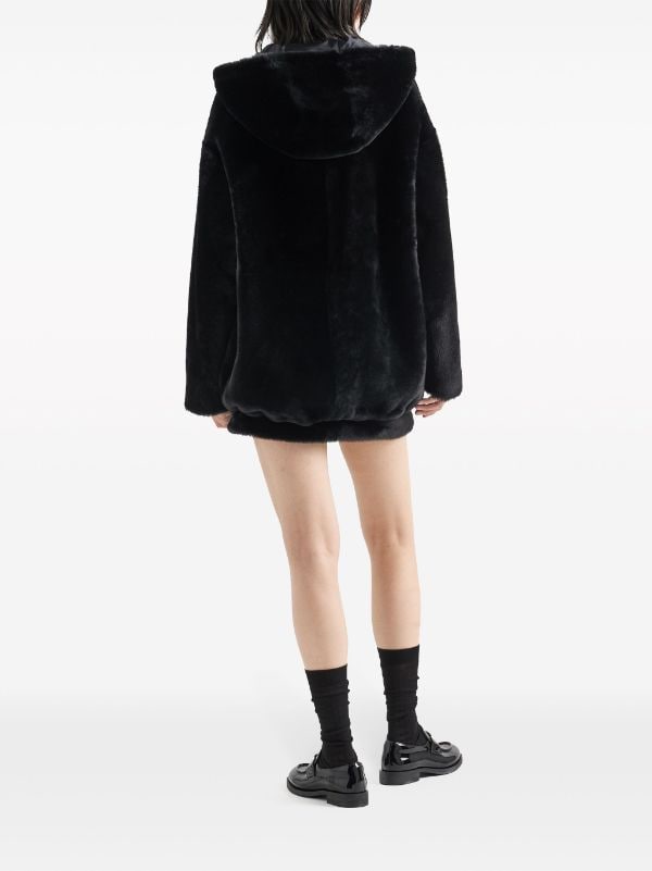 Prada Reversible Shearling Jacket - Farfetch