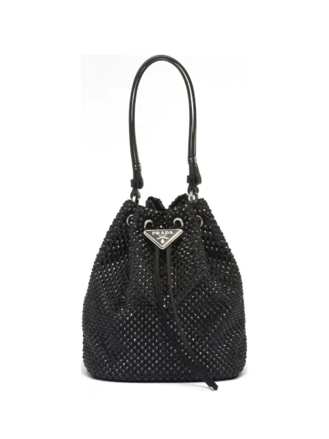 Prada Beuteltasche mit Kristallen