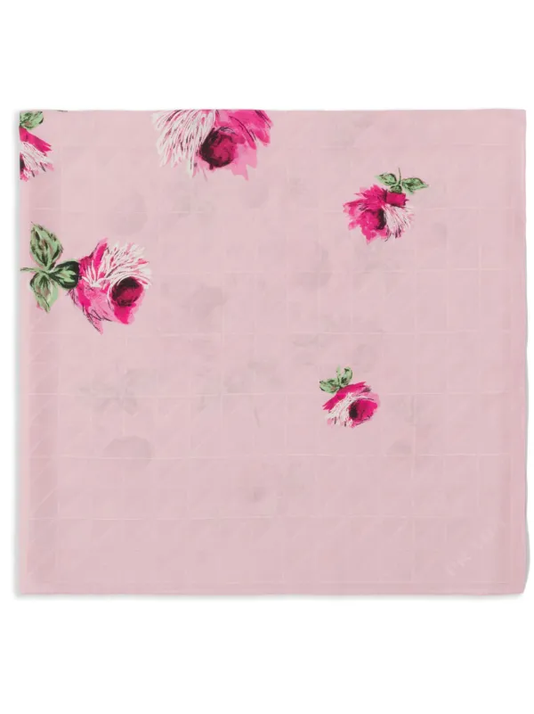 Prada Foulard a Fiori | Rosa | FARFETCH IT