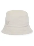 Prada triangle-logo corduroy bucket hat - Neutrals