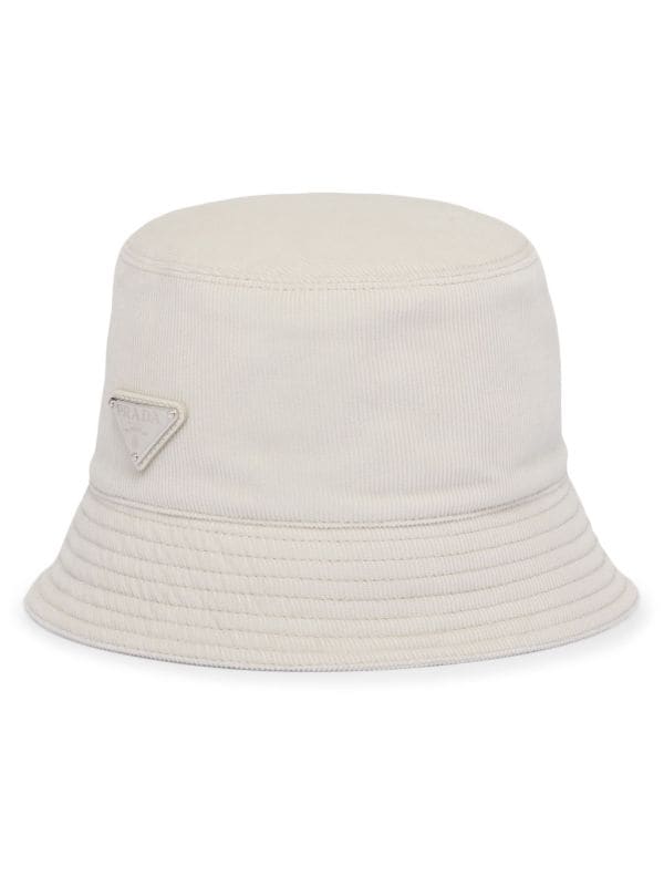Prada Chapéu Bucket De Pelos Com Logo - Farfetch