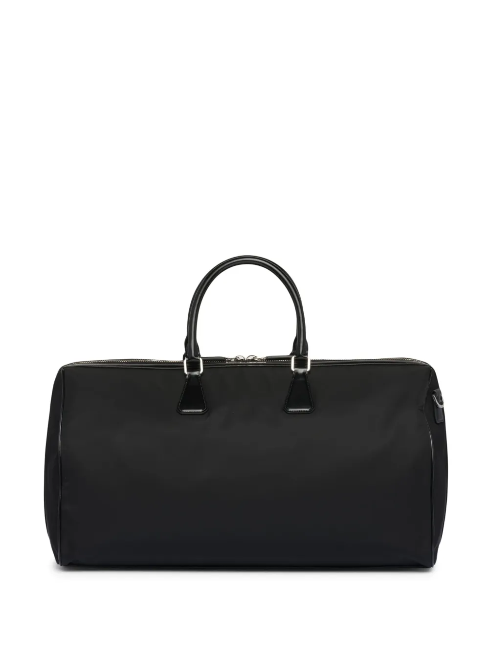 Prada Duffeltas met logoplakkaat Zwart