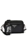 Prada Bandolera triangle-logo messenger bag - Black