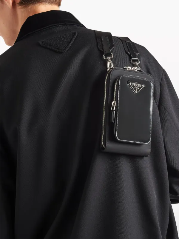 Prada Telefoonhoesje Met Logo | Zwart | FARFETCH NL