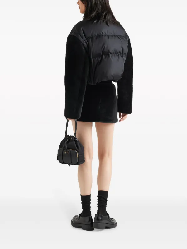 ミニスカート Prada Mini Gonna A Pieghe Prada Aライン ミニスカート | ブラック | FARFETCH JP