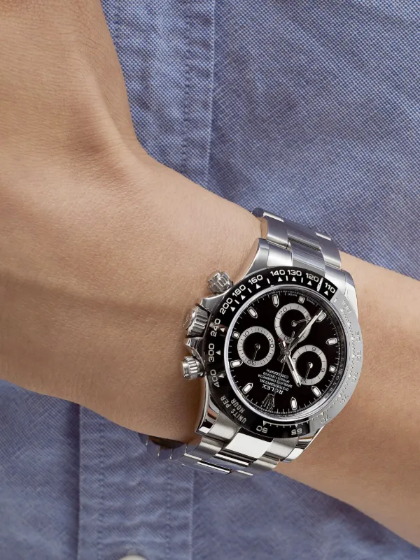 Rolex 2022 pre owned Daytona Cosmograph Horloge Zwart FARFETCH NL
