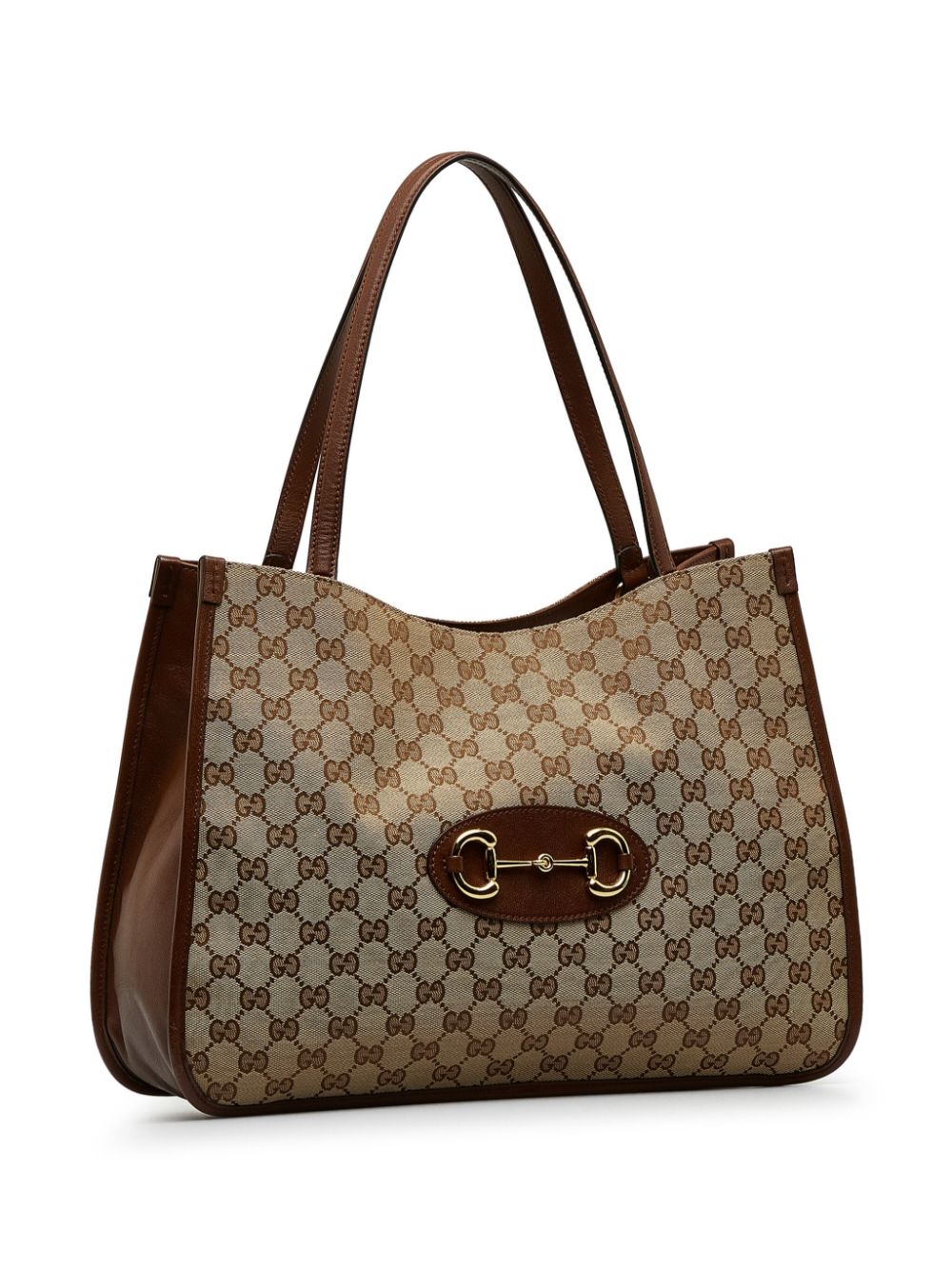 Gucci 1955 horsebit 2025 leather tote bag