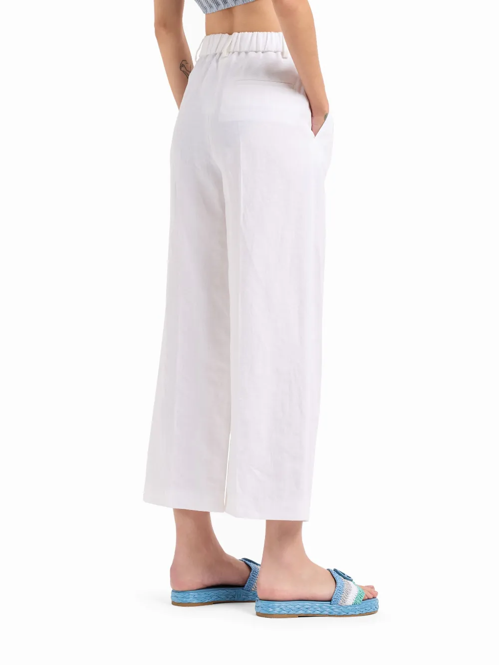 Armani linen pants new arrivals