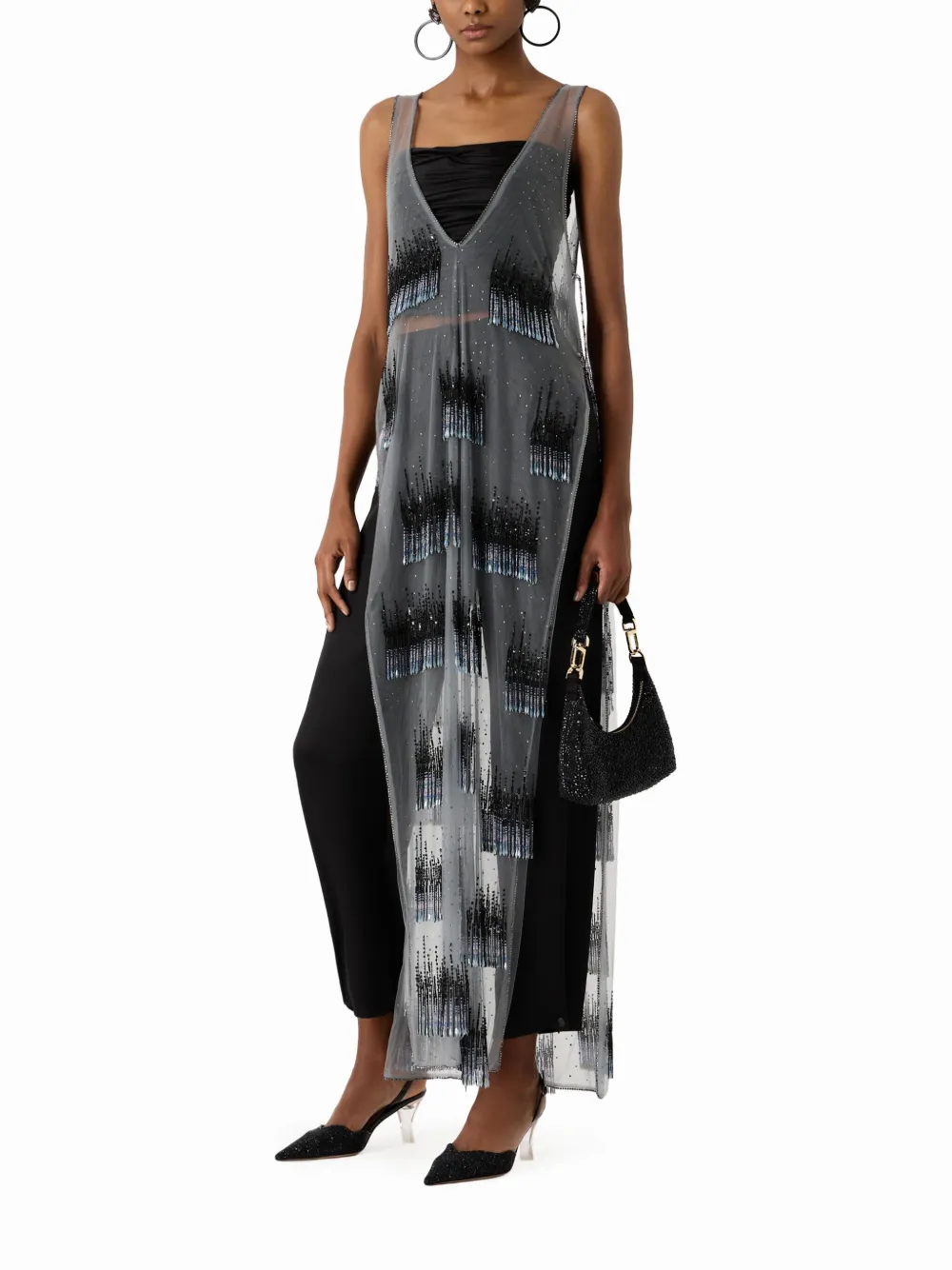 Giorgio Armani High waist broek - Zwart