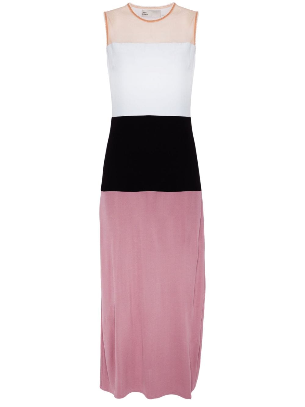 Image 1 of Tory Burch colour-block jersey midi dress