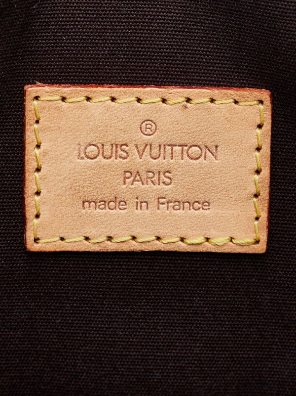 Louis Vuitton Purple Vernis Summit Drive Brown Light brown Leather