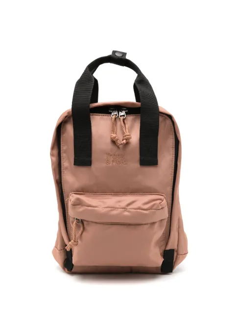 Track & Field Mochila de canvas com logo