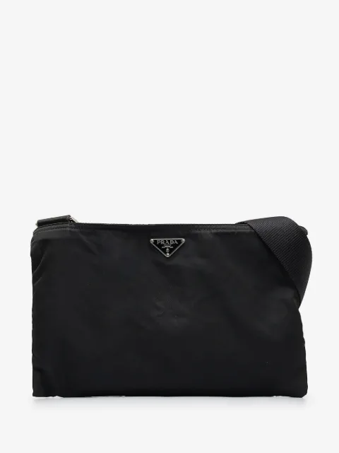 Prada Pre-Owned 2013-2023 triangle-logo crossbody bag