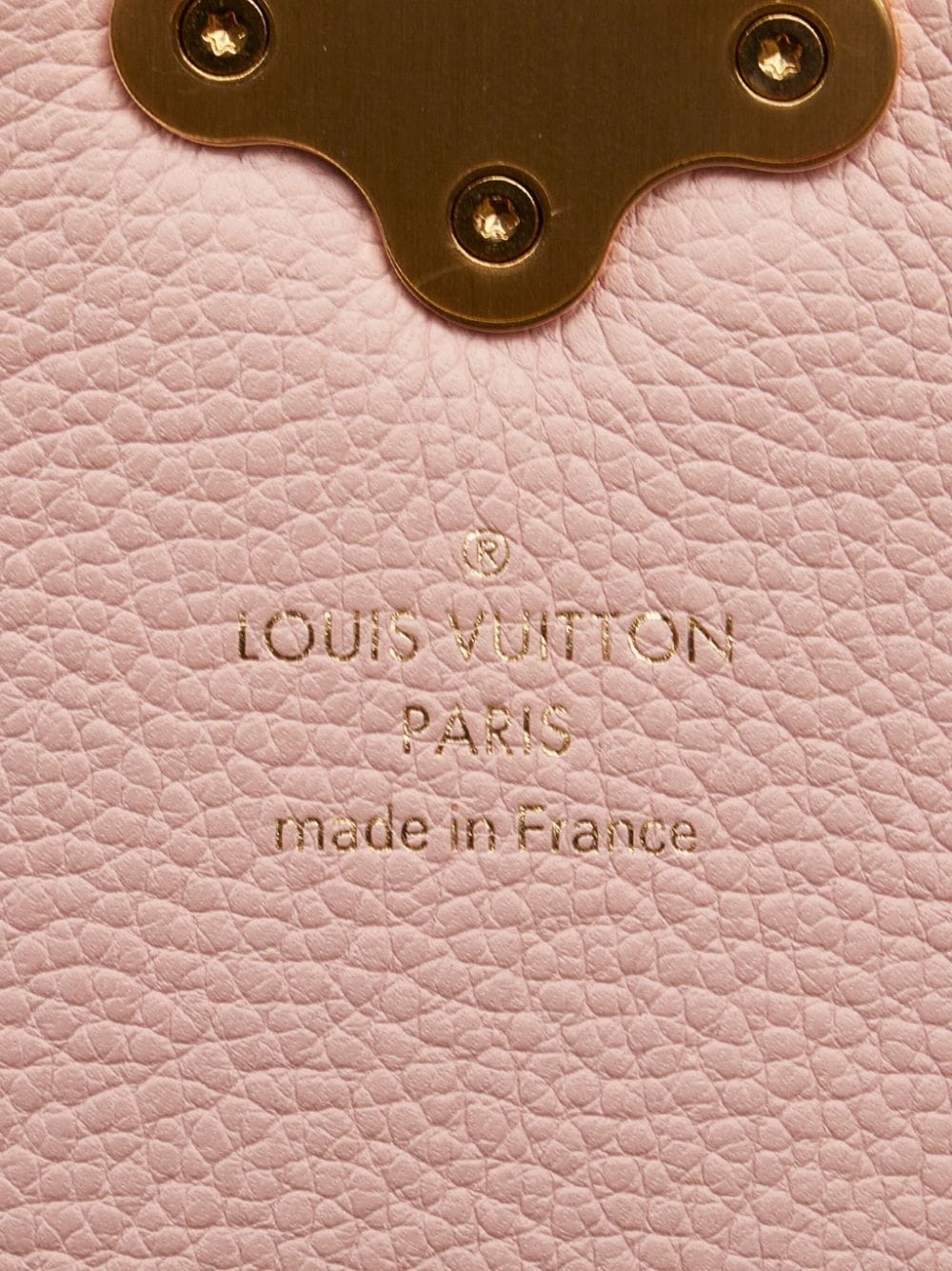 Louis Vuitton Clapton PM, Damier Ebene and Pink Leather, Preowned