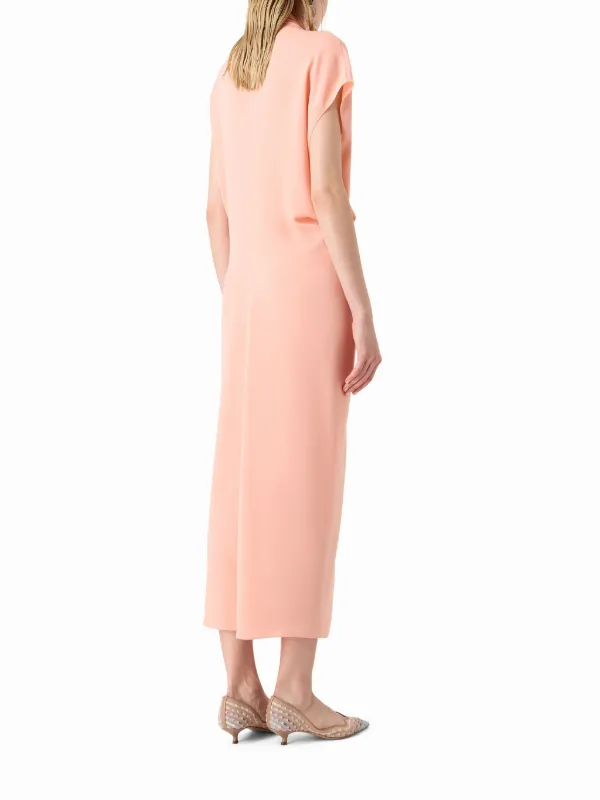 オールインワン・サロペット Giorgio Armani Pink Silk Midi Dress Giorgio Armani Draped Silk Midi Dress | Pink | FARFETCH