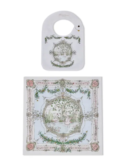 Atelier Choux graphic-print organic cotton bib