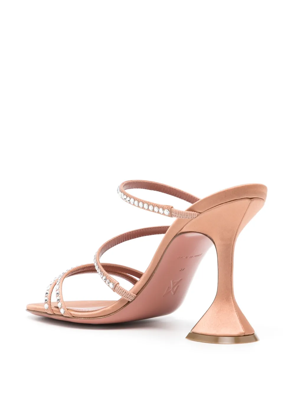 AMINA MUADDI 100MM NAIMA CRYSTAL-EMBELLISHED SANDALS