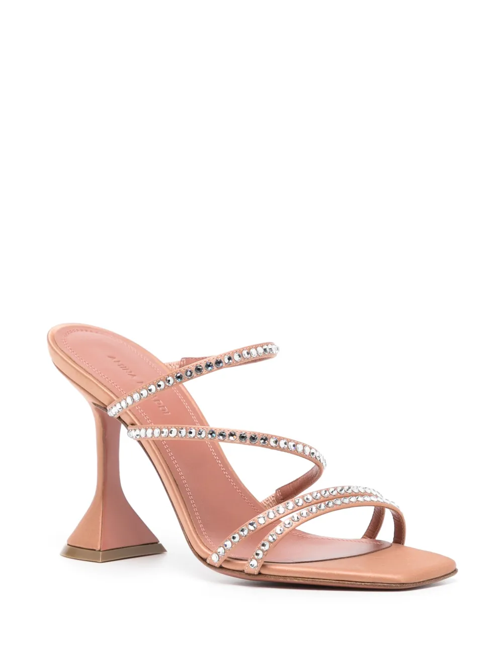 AMINA MUADDI 100MM NAIMA CRYSTAL-EMBELLISHED SANDALS