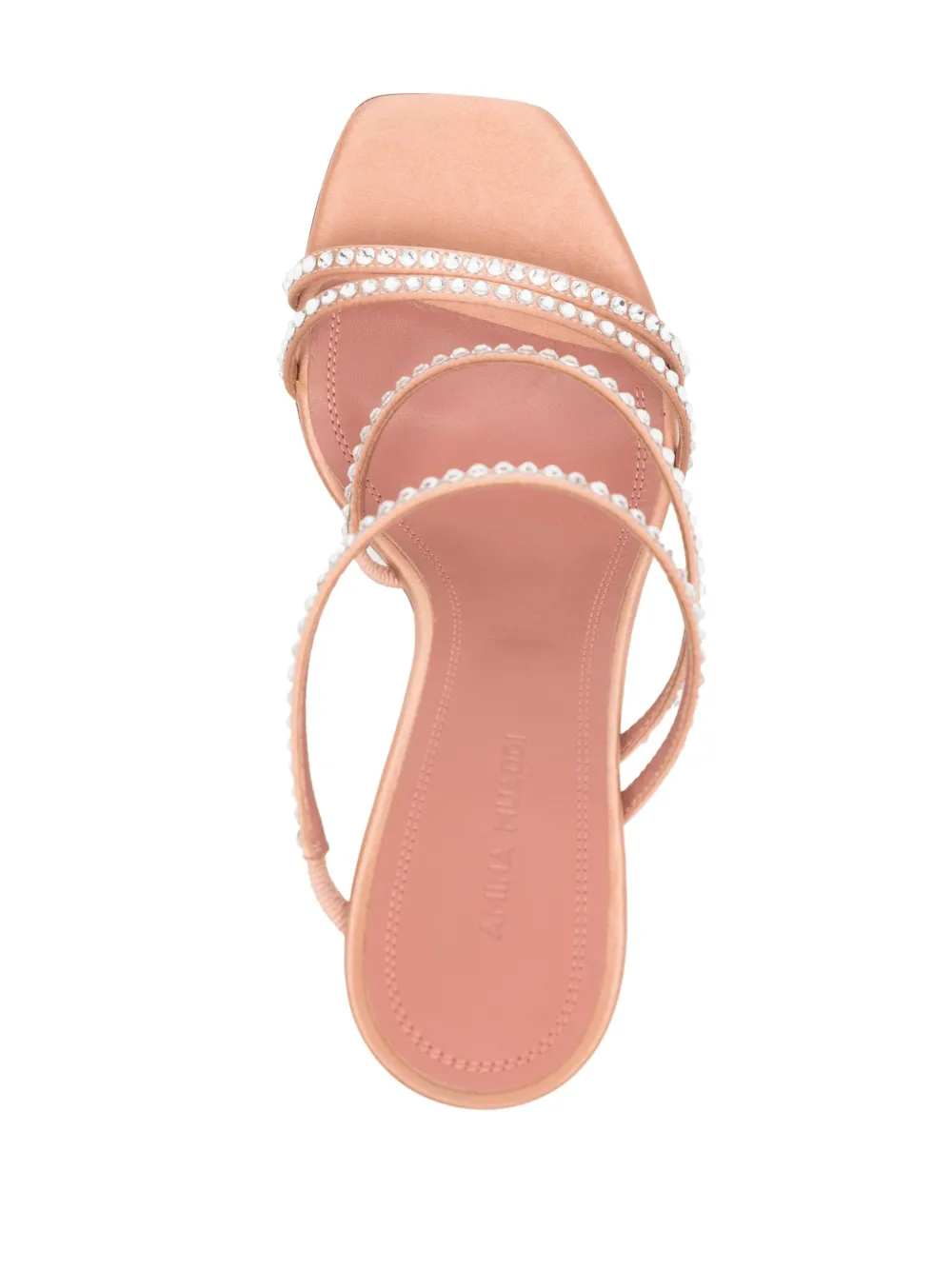 AMINA MUADDI 100MM NAIMA CRYSTAL-EMBELLISHED SANDALS