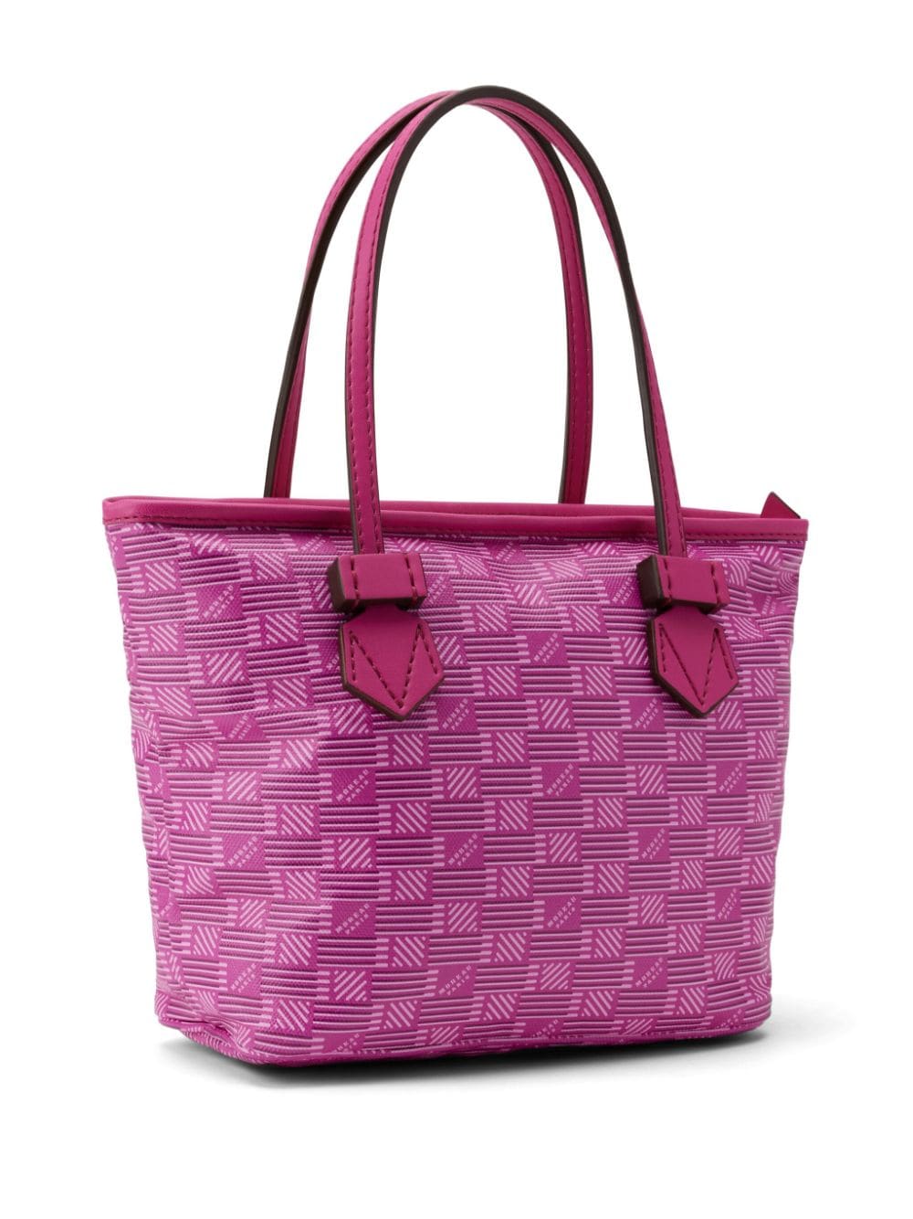 Shop Moreau Saint Tropez Monogram-pattern Tote Bag In Pink